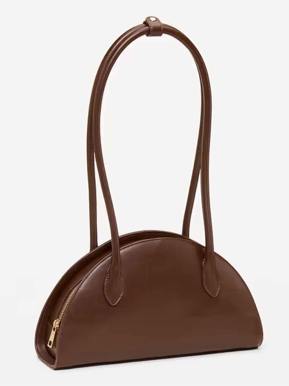 Old Navy Brown Half-Moon Shoulder Bag